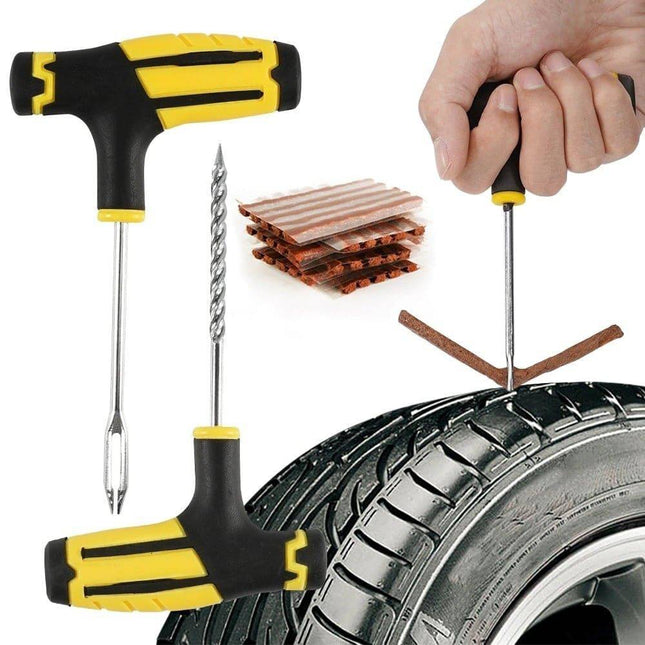 VCTparts Autoband Reparatie Gereedschap Set met Rubber StripsAutoband Reparatie Gereedschap Set met Rubber Strips Geel NORGOS 8
