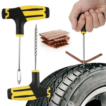 VCTparts Autoband Reparatie Gereedschap Set met Rubber StripsAutoband Reparatie Gereedschap Set met Rubber Strips Geel NORGOS 1