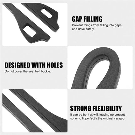 Autostoelklem Stoelklemmer Gat Opvuller Zijnaad Anti - Drop Strip Vallen Valstrip Rubber (set) - VCTparts.nl