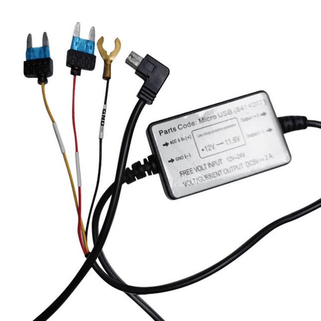 AZDome AZDome Auto Dashcam Continue Voeding Hardwire Kabel Voeding USB - C [3.5M 12v/24v] INNPRO 2