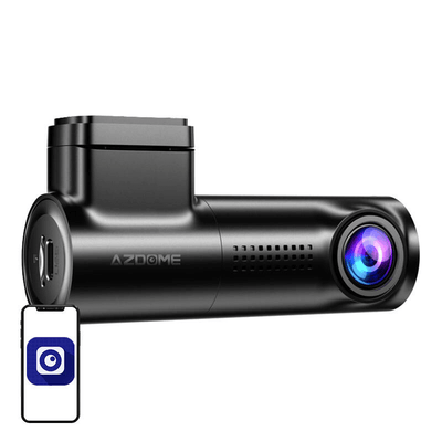AZDome Dashcam M330 1296P Wifi Auto Video Recorder Zwart
