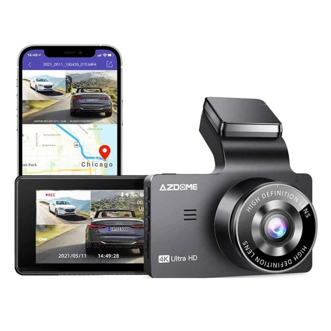 AZDome AZDome Dashcam M63 Lite True 4K Wifi Auto Video Recorder Zwart INNPRO 2