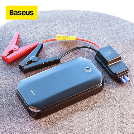 Baseus Auto Jump Starter Powerbank, Noodstroom Accu 8.000 mAh + Startkabels [Autolader Autostarter Jumpstarter] - VCTparts.nl