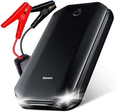 Baseus  Auto Jump Starter Powerbank, Noodstroom Accu 8.000 mAh + Startkabels [Autolader  Autostarter  Jumpstarter]