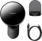 Baseus Baseus Big Energy iPhone houder MagSafe Draadloze Lader - [15W snel laden] Dashboard en Ventilatierooster Hurtel 1