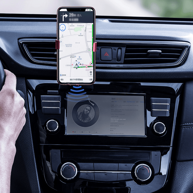 Baseus Baseus Bluetooth AUX Muziek Transmitter Autolader met Batterij Zwart Hurtel 2