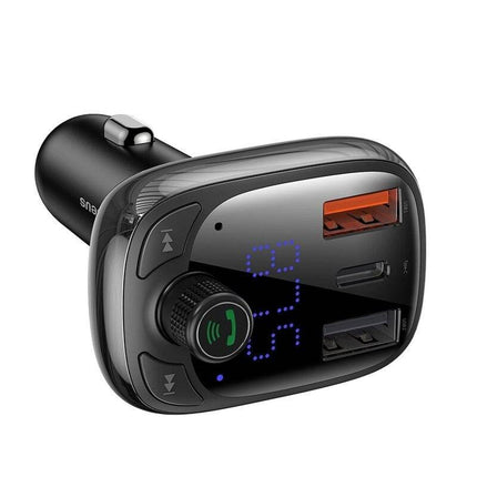 Baseus Bluetooth FM Radio Transmitter Carkit Universeel Zwart - VCTparts.nl