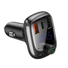Baseus Bluetooth FM Radio Transmitter Carkit Universeel Zwart - VCTparts.nl