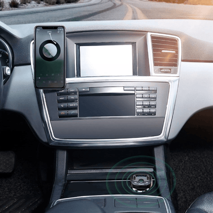 Baseus Bluetooth Muziek FM Transmitter en Dubbele USB Poort Autolader - VCTparts.nl