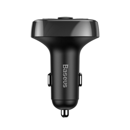 Baseus Baseus Bluetooth Muziek FM Transmitter en Dubbele USB Poort S - 09A Autolader Zwart Hurtel 2
