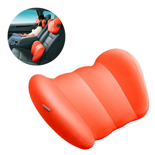 Baseus Baseus ComfortRide Series Auto Lendenkussen Oranje Hurtel 3