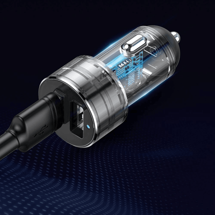 Baseus CRDYQ - 01 Splitter met 2x 80W Sigarettenaansteker Aansluitingen en 2x USB - A 3.1A poorten Zwart - VCTparts.nl