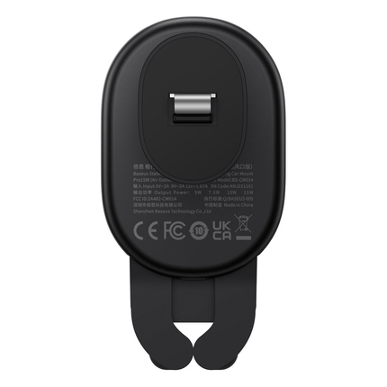 Baseus Baseus Gravity Autohouder en Draadloze Lader Telefoonhouder voor Ventilatierooster 15W (6.7 - 8.6cm) Zwart Hurtel 4