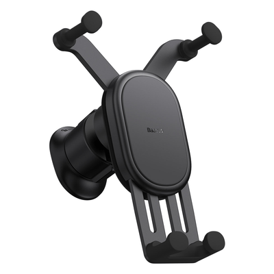 Baseus Gravity Autohouder en Draadloze Lader Telefoonhouder voor Ventilatierooster 15W (6.7 - 8.6cm) Zwart
