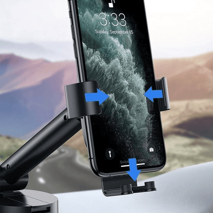 Baseus Gravity Raam/Dashboard Telefoonhouder met Zuignap Zwart - VCTparts.nl