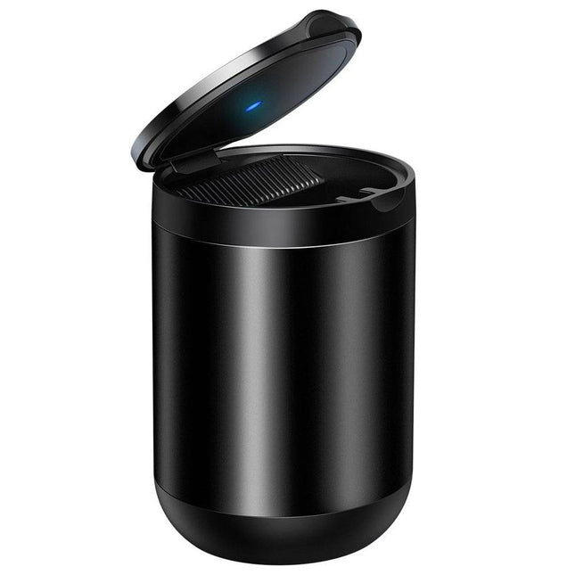 Baseus Baseus Mini Auto Asbak met LED Backlight voor Onderweg Zwart Hurtel 6