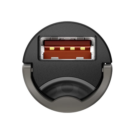 Baseus Baseus Mini USB Autolader QC 3.0 30W Snellader Grijs Hurtel 3