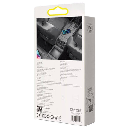 Baseus Share Together 120W Multiport (2x USB - A - 1x USB - C) Autolader Veilige Autolader Grijs - VCTparts.nl