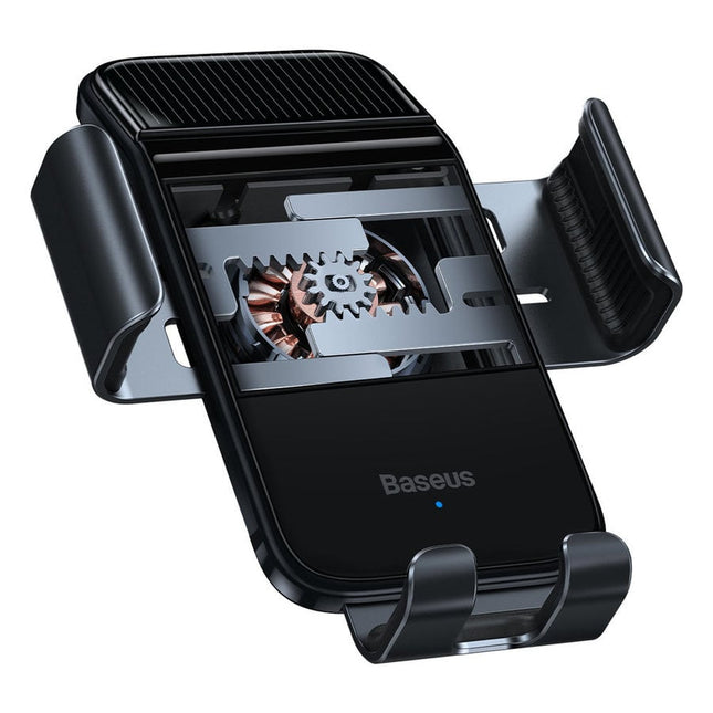 Baseus Baseus Smart Solar Power Wireless gsm houder auto op zonne energie - automatische sluiting - ventilatie auto houder - 150 mah batterij Hurtel 2
