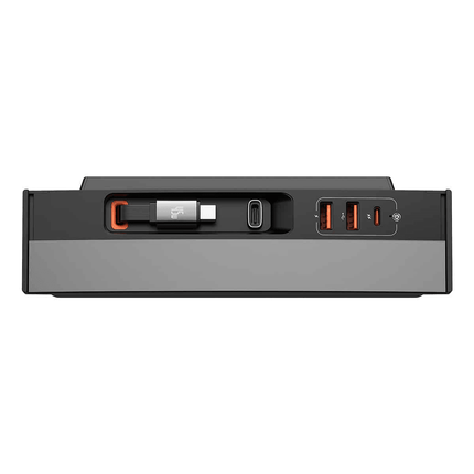 Baseus Baseus T - Space USB HUB voor Tesla Model 3 / Y zwart | Ingebouwde 45W USB - C Kabel | 5 Poorten voor Opladen van USB - A en USB - C Apparaten Hurtel 7