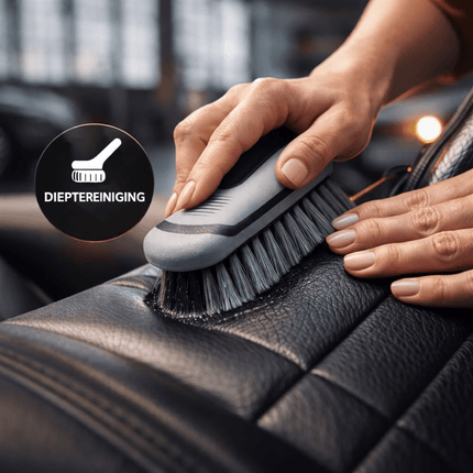 Bekleding Harde Borstel Interieur Detail Borstel voor Bekledings Reiniging - Grijs/Zwart - VCTparts.nl