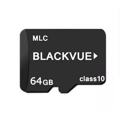 BlackVue MSD MicroSD Kaart 64GB Dashcam K UHD Video Recorder Zwart