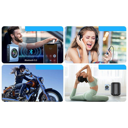 VCTparts Bluetooth AUX Zender Bluetooth 5.3 (zender/ontvanger) voor Auto Grijs VCTparts 4