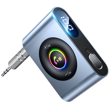VCTparts Bluetooth AUX Zender Bluetooth 5.3 (zender/ontvanger) voor Auto Grijs VCTparts 9