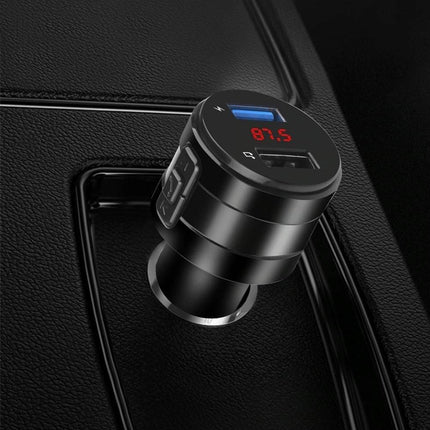 VCTparts Bluetooth FM Transmitter / Car Kit / Autolader / Muziek / GSM lader Zwart NORGOS 4