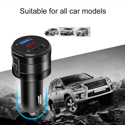 VCTparts Bluetooth FM Transmitter / Car Kit / Autolader / Muziek / GSM lader Zwart NORGOS 3