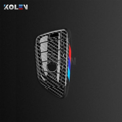 BMW Sleutel Hoes Carbon Fiber ABS Behuizing - Puntvorm [X3 X5 X6 F30 F34 F10 F20 G20 g30 G01 G02 G05 F15 F16 1 3 5 7 Serie]