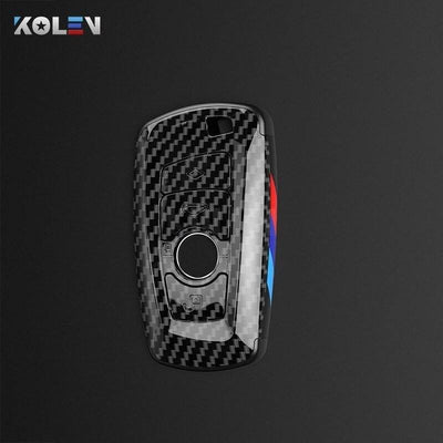 BMW Sleutel Hoes Carbon Fiber ABS Behuizing - Rechthoek [X3 X5 X6 F30 F34 F10 F20 G20 g30 G01 G02 G05 F15 F16 1 3 5 7 Serie]