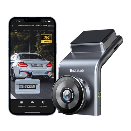 Botslab Botslab G300H Pro Dashcam 2K 2304P 1CH FHD Wifi Video Recorder Zwart INNPRO 1