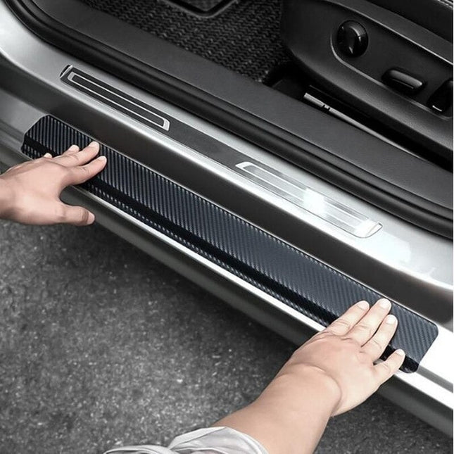 VCTparts Carbon Fiber Deur Instaplijst Sticker - Wrap Folie Kras Bescherming (Set van 4 stuks) NORGOS 2