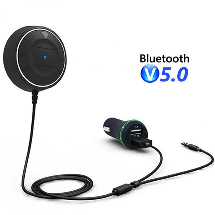 VCTparts Carkit met Bluetooth V5.0 en NFC - functie Handsfree Luidsprekertelefoon Bellen Muziek USB Autolader NORGOS 6