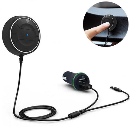 VCTparts Carkit met Bluetooth V5.0 en NFC - functie Handsfree Luidsprekertelefoon Bellen Muziek USB Autolader NORGOS 1