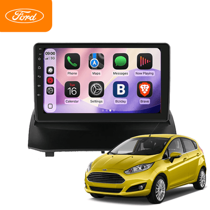 VCTparts CarPlay & Android Auto Autoradio voor Ford Fiesta 2009–2014 – GPS Navigatie & Touchscreen – Inbouwen / Inbouwservice / Installatie Ainavi 1