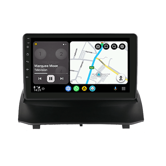 CarPlay & Android Auto Autoradio voor Ford Fiesta 2009–2014 – GPS Navigatie & Touchscreen – Inbouwen / Inbouwservice / Installatie - VCTparts.nl