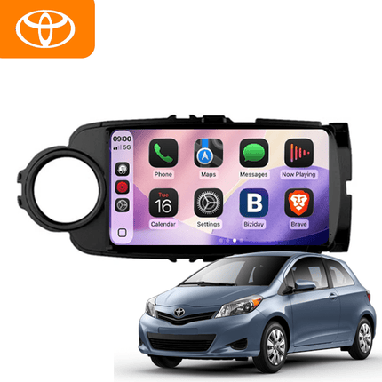 VCTparts CarPlay & Android Auto Autoradio voor Toyota Yaris 2012–2017 – GPS Navigatie & Touchscreen – Inbouwen / Inbouwservice / Installatie Ainavi 1