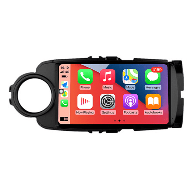 CarPlay & Android Auto Autoradio voor Toyota Yaris 2012–2017 – GPS Navigatie & Touchscreen – Inbouwen / Inbouwservice / Installatie - VCTparts.nl