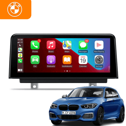 VCTparts CarPlay & Android Auto Draadloos Scherm voor BMW 1 Serie (F20, F21) & 2 Serie (F22, F23, F44, F45, F46, F87) – NBT Multimedia Display, GPS Navigatie & Touchscreen – Inbouwen / Inbouwservice / Installatie Ainavi 1