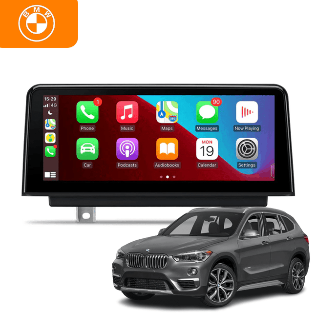 CarPlay & Android Auto Draadloos Scherm voor BMW X1 (F48), X2 (F39, F49) – NBT Multimedia Display, GPS Navigatie & Touchscreen – Inbouwen / Inbouwservice / Installatie - VCTparts.nl