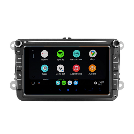 VCTparts CarPlay & Android Auto Radio voor VW Golf 5/6, Polo, Jetta, Passat, Touran, Tiguan, Leon, Octavia, Sharan – GPS Navigatie & Touchscreen – Inbouwen / Inbouwservice / Installatie Ainavi 3
