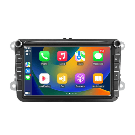 VCTparts CarPlay & Android Auto Radio voor VW Golf 5/6, Polo, Jetta, Passat, Touran, Tiguan, Leon, Octavia, Sharan – GPS Navigatie & Touchscreen – Inbouwen / Inbouwservice / Installatie Ainavi 2