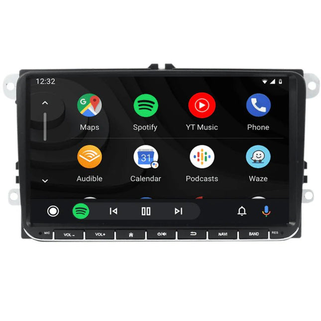 CarPlay & Android Auto Radio voor VW Golf 5/6, Polo, Jetta, Passat, Touran, Tiguan, Leon, Octavia, Sharan – GPS Navigatie & Touchscreen – Inbouwen / Inbouwservice / Installatie - VCTparts.nl