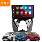CarPlay & Android Auto Scherm voor Citroën C1, Toyota Aygo, Peugeot 108 (2014–heden) – Draadloos Multimedia Touchscreen, GPS Navigatie – Inbouwen / Inbouwservice / Installatie - VCTparts.nl