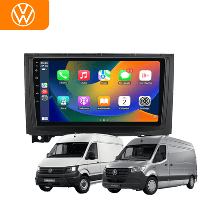 CarPlay & Android Auto Scherm voor Mercedes Benz Sprinter, Volkswagen Crafter (2006) – Draadloos Multimedia Touchscreen, GPS Navigatie – Inbouwen / Inbouwservice / Installatie
