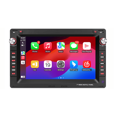 CarPlay & Android Auto Scherm voor VW Golf, Passat, Polo, Bora, Jetta, T5, Sharan (1997–2003) – Draadloos Multimedia Touchscreen, GPS Navigatie – Inbouwen / Inbouwservice / Installatie