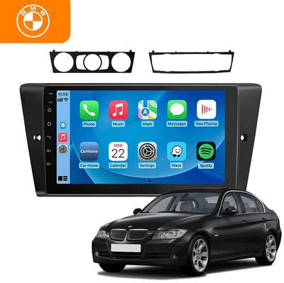 CarPlay en Android Auto Multimedia Speler 8.9 Inch voor BMW 3 Serie (E90, E91, E92, E93) 2006–2012 – GPS Navigatie en Touchscreen – Inbouwen / Inbouwservice / Installatie