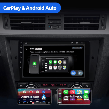 VCTparts CarPlay en Android Auto Multimedia Speler 8.9 Inch voor BMW 3 Serie (E90, E91, E92, E93) 2006–2012 – GPS Navigatie en Touchscreen – Inbouwen / Inbouwservice / Installatie Ainavi 4